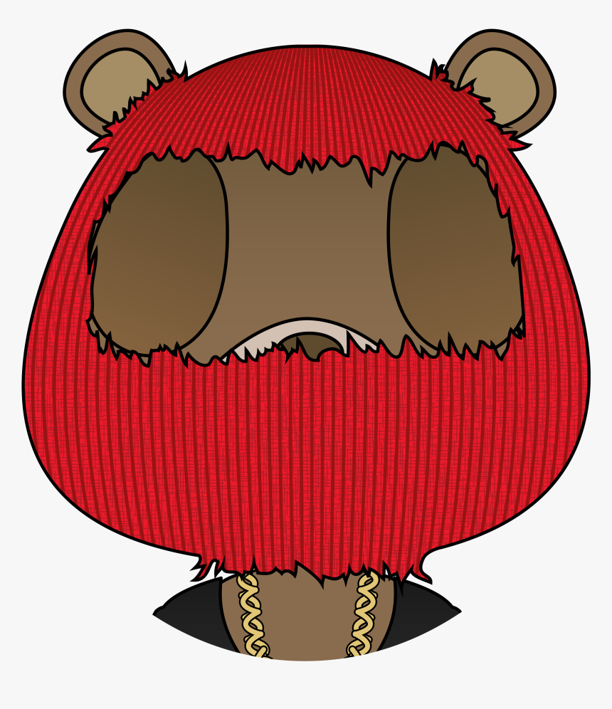 Kanye Fashion Kanye West Dyes His Hair Blonde Amp Pink - Kanye West Bear Art, HD Png Download