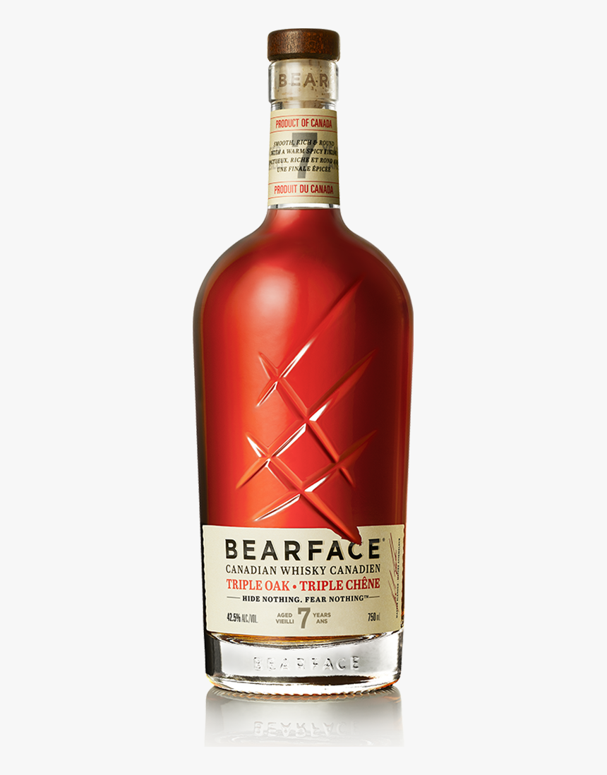 Bearface Whisky Bottle Us - Bearface Canadian Whisky, HD Png Download