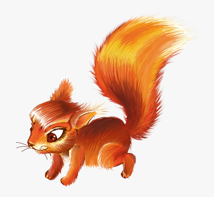 34 Cute Clipart, Animal 2, Squirrel, Murals, Clip Art, - Squirrel, HD Png Download