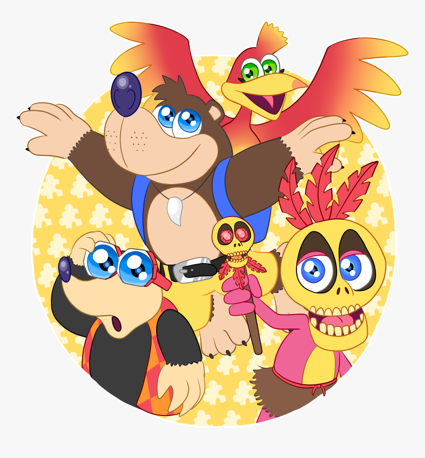 Banjo S Best Friends - Cartoon, HD Png Download
