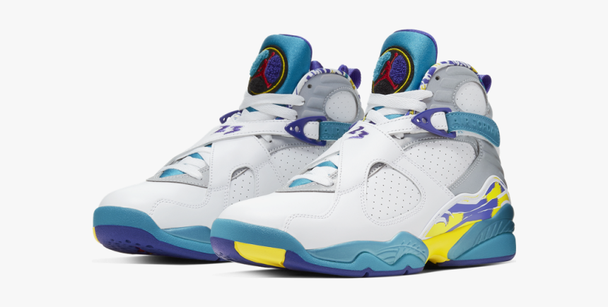 Jordan 8 White Aqua, HD Png Download