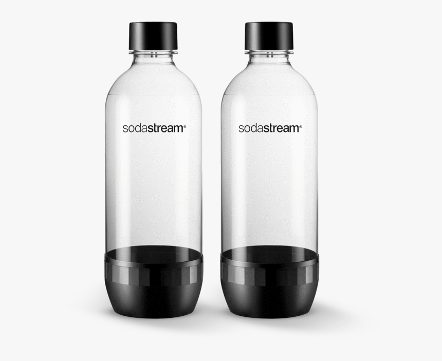 1 L Black Bottles - Sodastream Bottle, HD Png Download