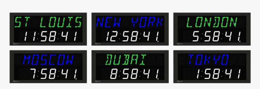 26 Bottom Mounted Green Blue White - Led Display, HD Png Download