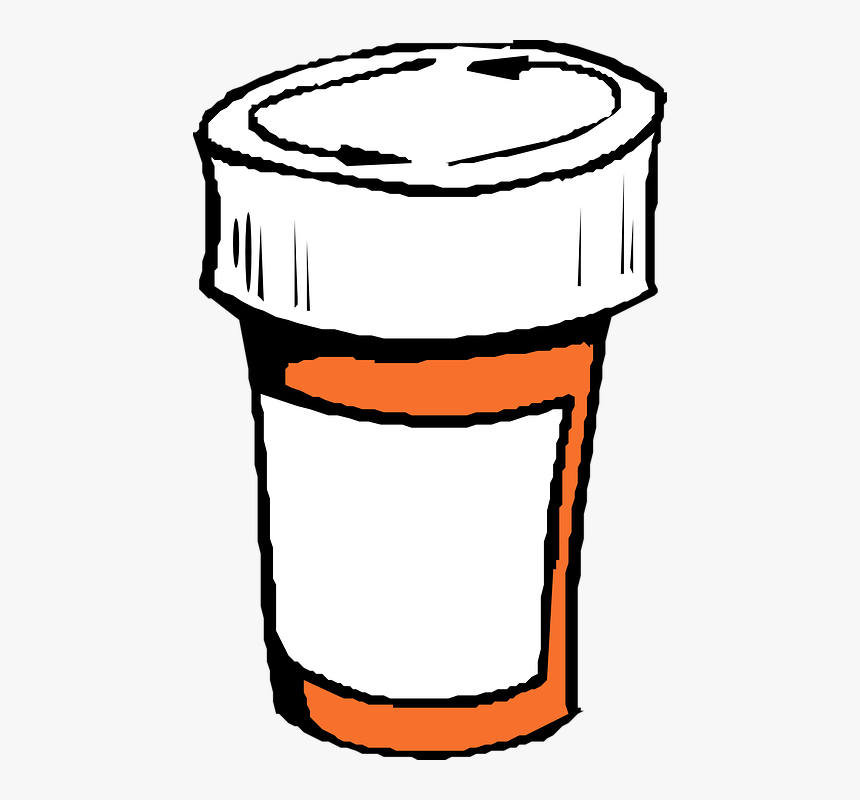 Clip Art Pill Bottle, HD Png Download