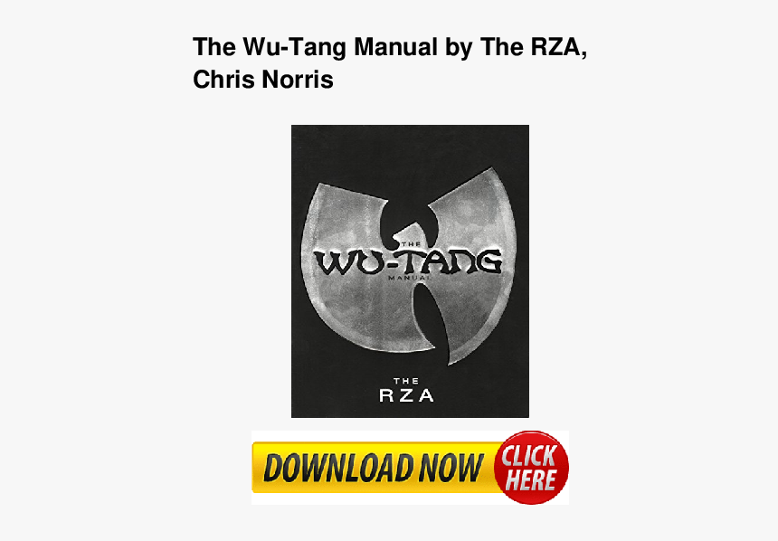 Wu Tang Manual, HD Png Download
