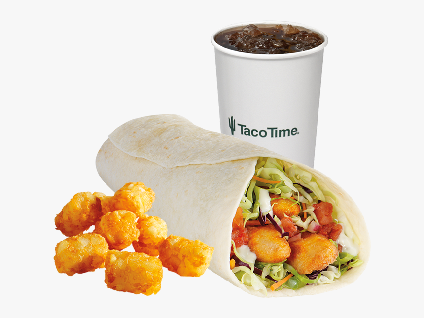 Taco Time Fish Soft Taco, HD Png Download