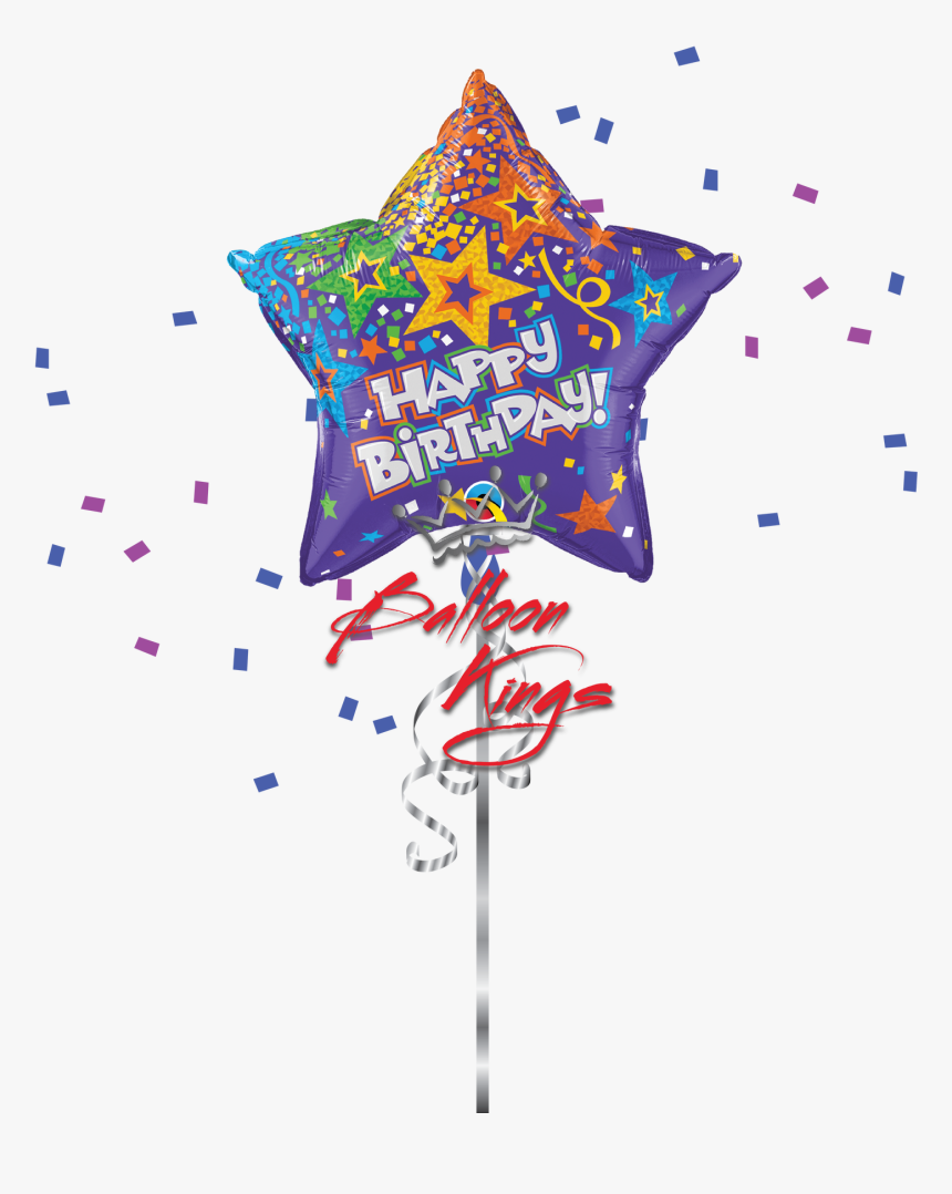 Hb Purple Star - Real Bouquet Of Balloons Png, Transparent Png