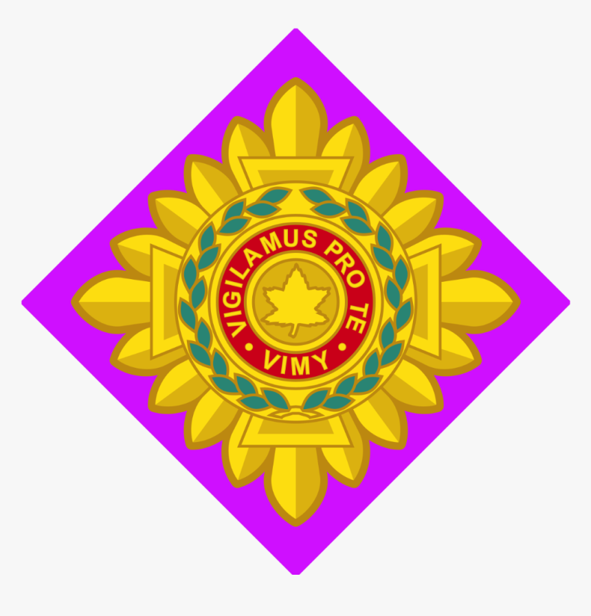 Vimy Star Officer Rank Army Purple - Bath Star Pip, HD Png Download