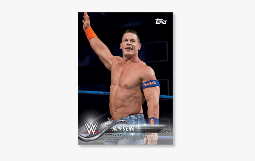 2018 Topps Wwe John Cena Base Poster - Wwe, HD Png Download