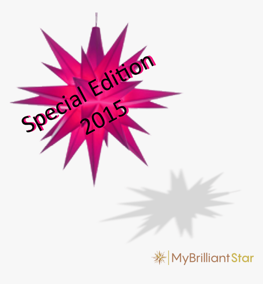 Original Herrnhut Plastic Star, Purple , ~ 13 Cm / - Graphic Design, HD Png Download