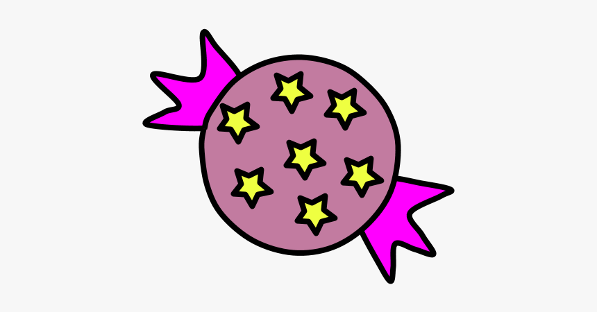 Hard Candy, Star Wrapper, Violet - Clip Art, HD Png Download