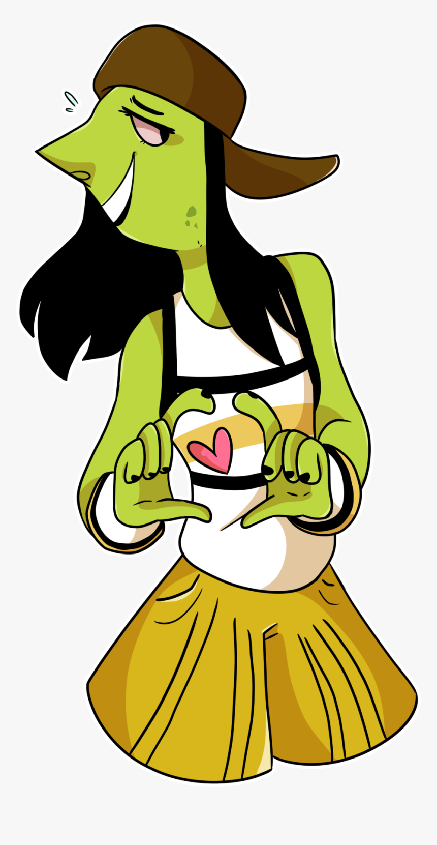Sssssnake Loves You And Hopes You Have A Good Day ♥ - Cartoon, HD Png Download