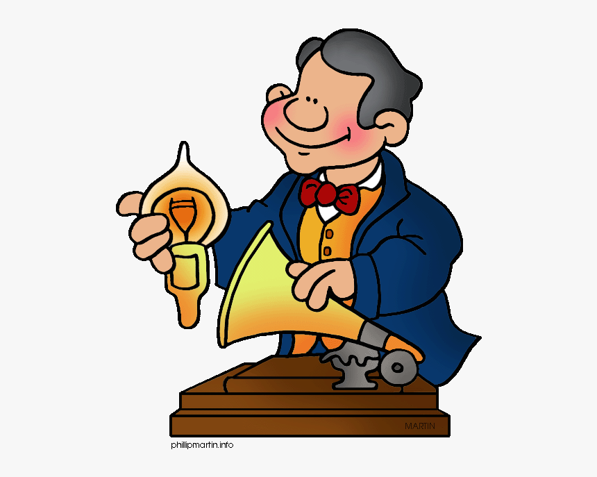 Have A Great Day And Best Wishes From Florida Clipart - Thomas Edison Clipart, HD Png Download