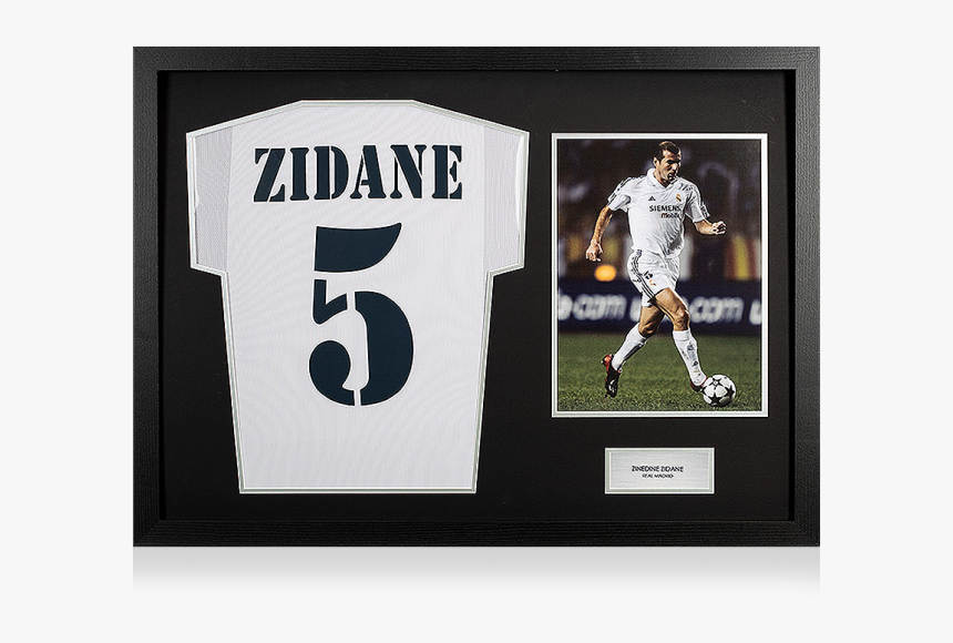 Real Madrid Zidane Shirt 2001, HD Png Download