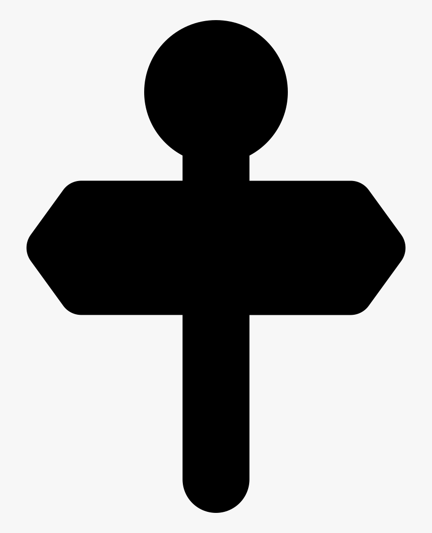 Direction Sign - Cross, HD Png Download