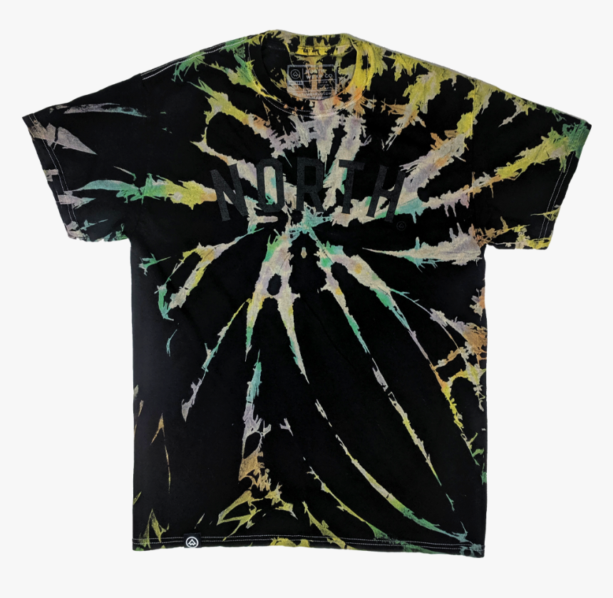 North - Spiral Tie Dye T Shirt, HD Png Download