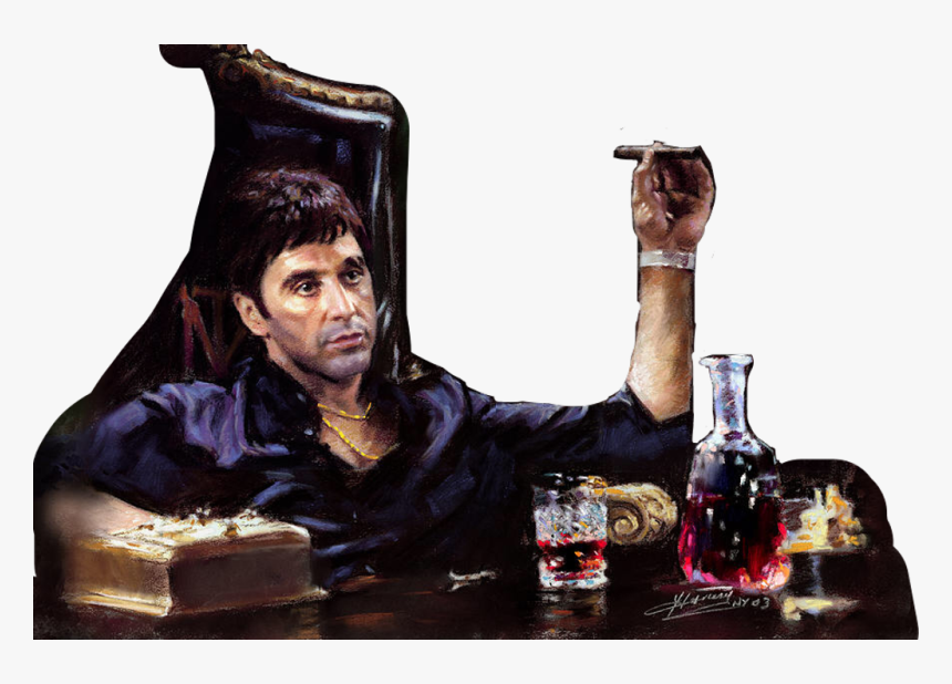 Scarface Sticker , Png Download - Tony Montana Scarface, Transparent Png
