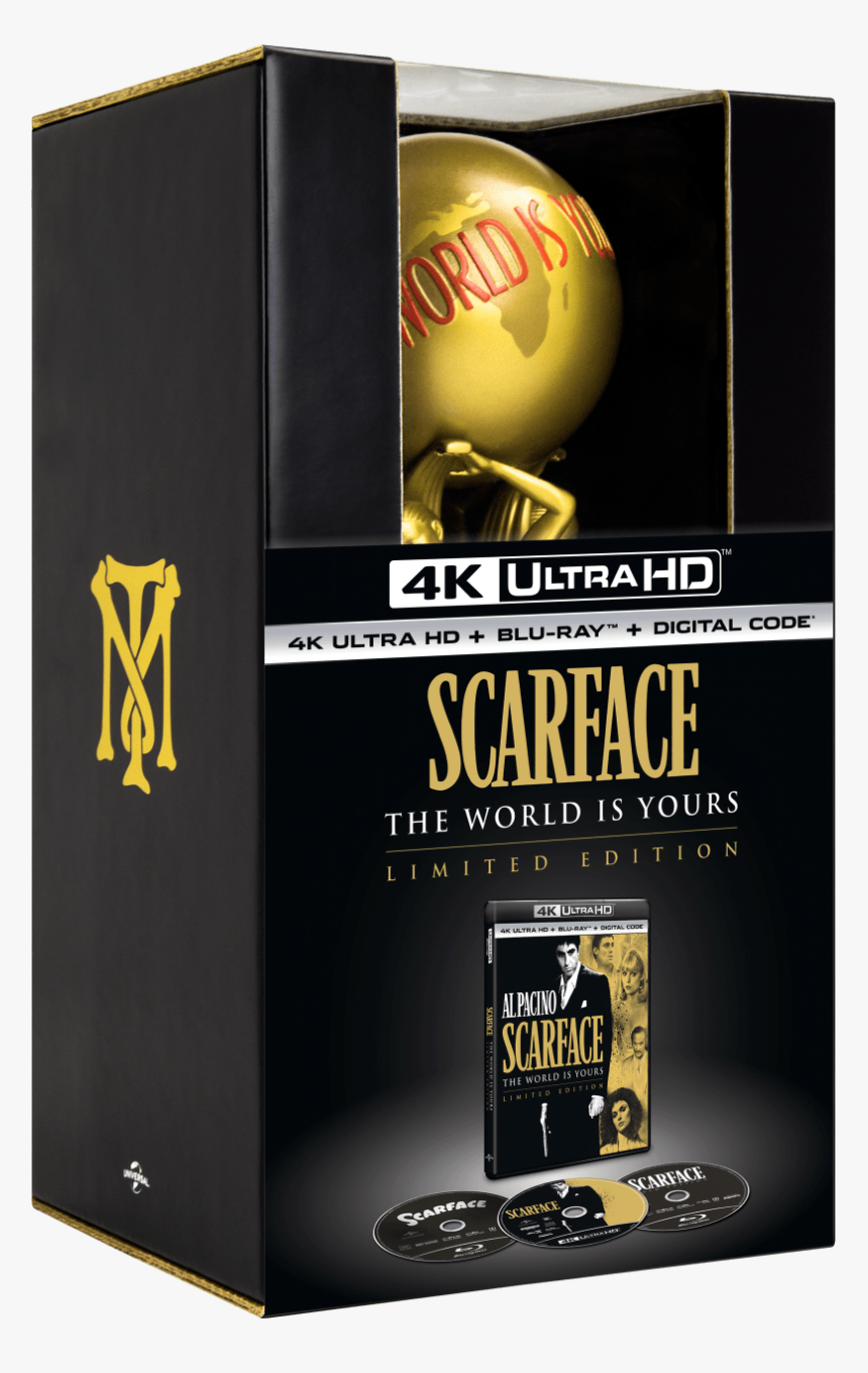Scarface The World Is Yours 4k Ultra Hd Gift Set - Scarface 4k Limited Edition, HD Png Download