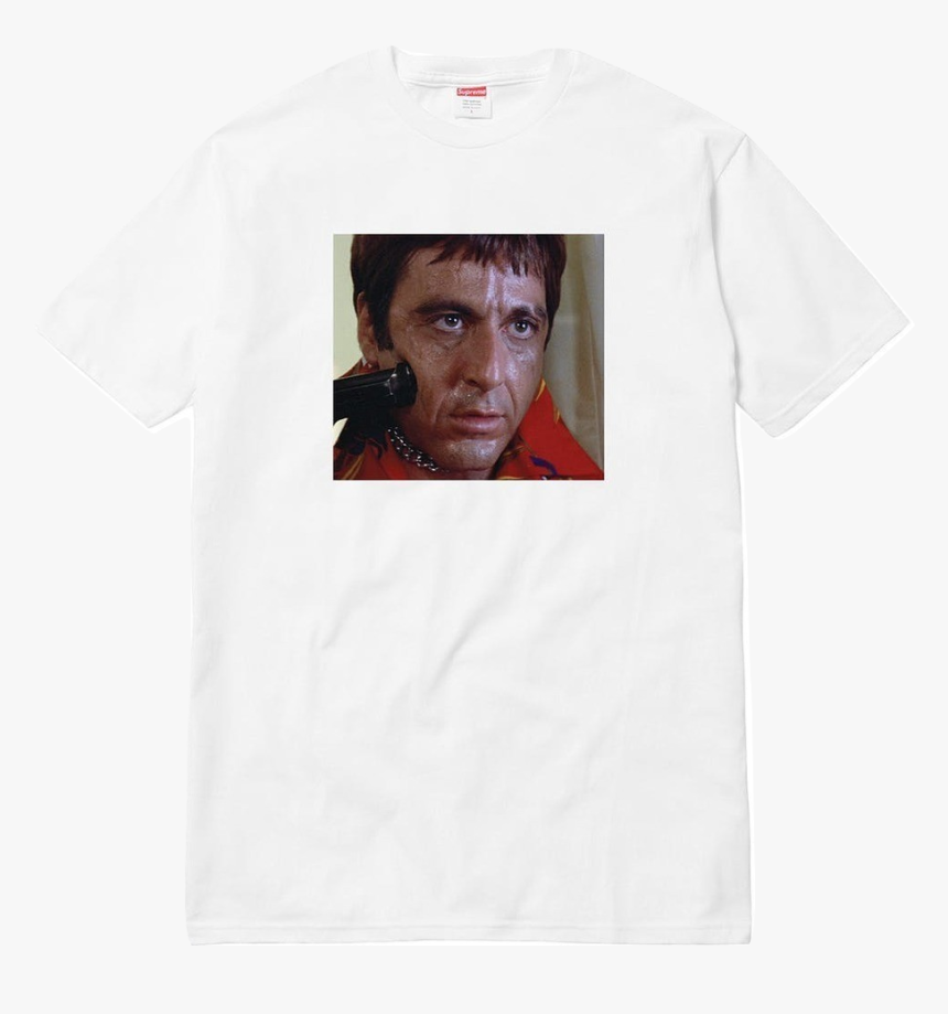 Supreme Scarface Shower Tee - Scarface Supreme, HD Png Download