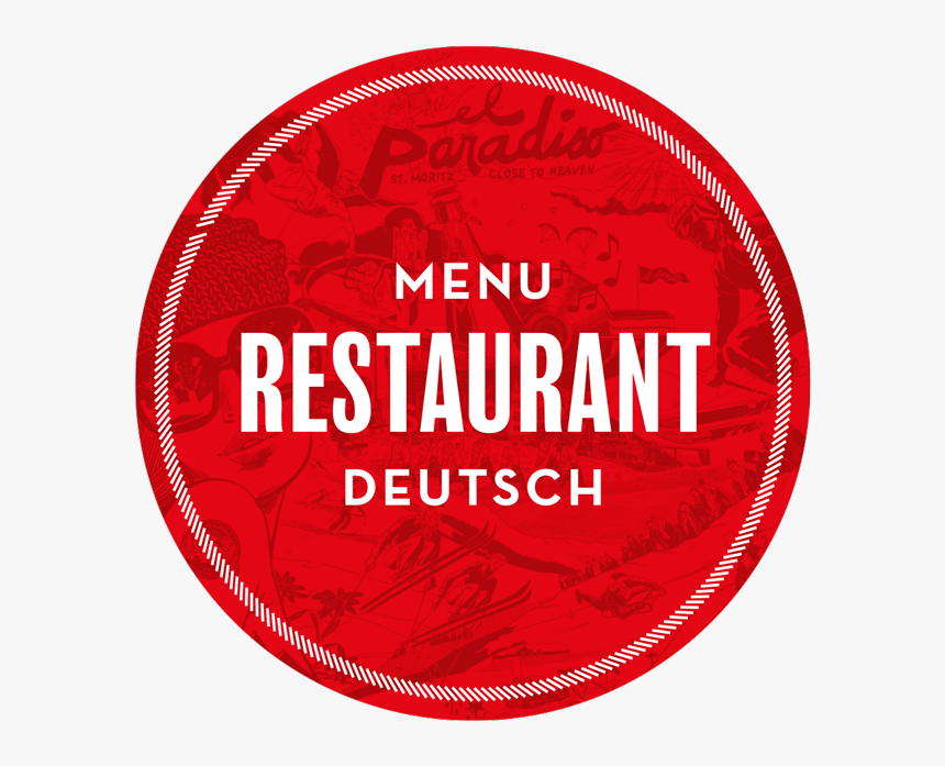 El Paradiso Button Menukarte De, HD Png Download