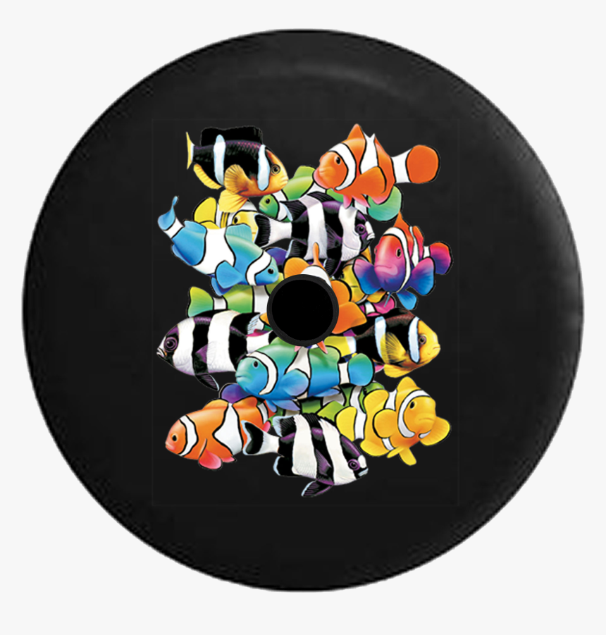 Jeep Wrangler Jl Backup Camera Family Of Clown Fish - Clown Fish Colors, HD Png Download