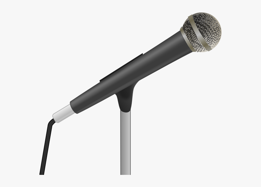 Speaker S Microphone Vector Drawing - Transparent Background Microphone Clipart, HD Png Download