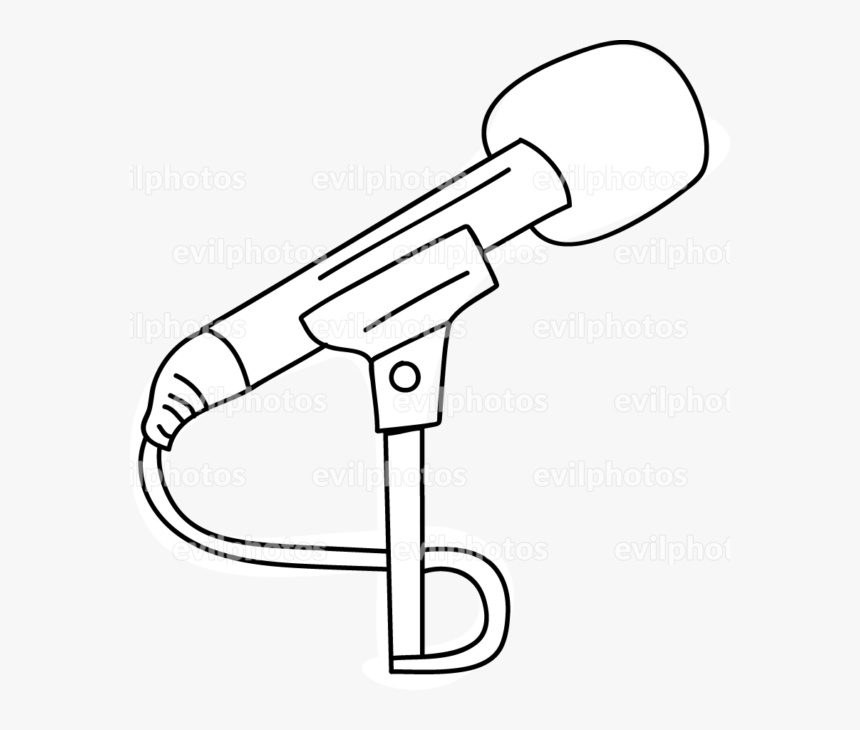 Microphone Drawing Vector And Stock Photo - Tool, HD Png Download