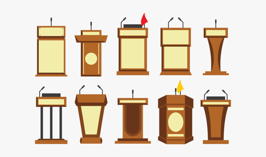 Free Lectern Vector - Atril Vector Png, Transparent Png