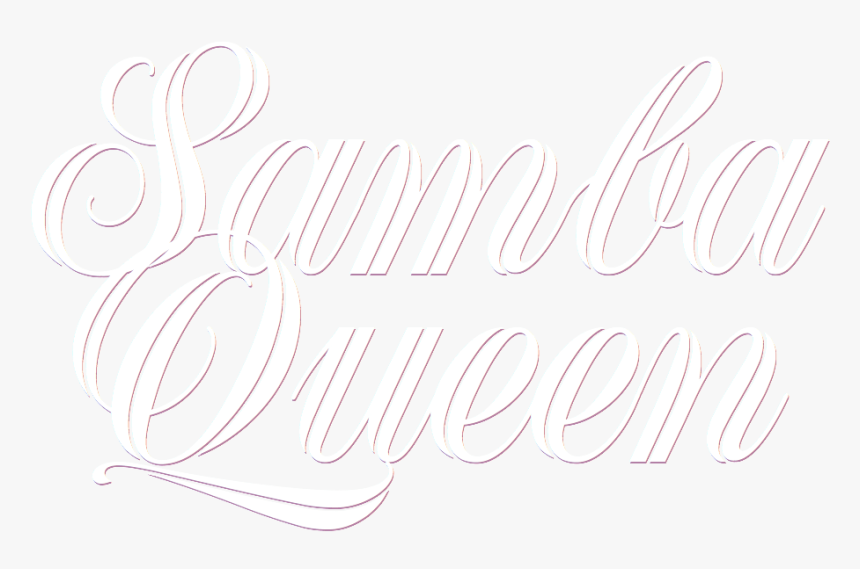 Samba Queen Logo Transparent Script Font - Calligraphy, HD Png Download