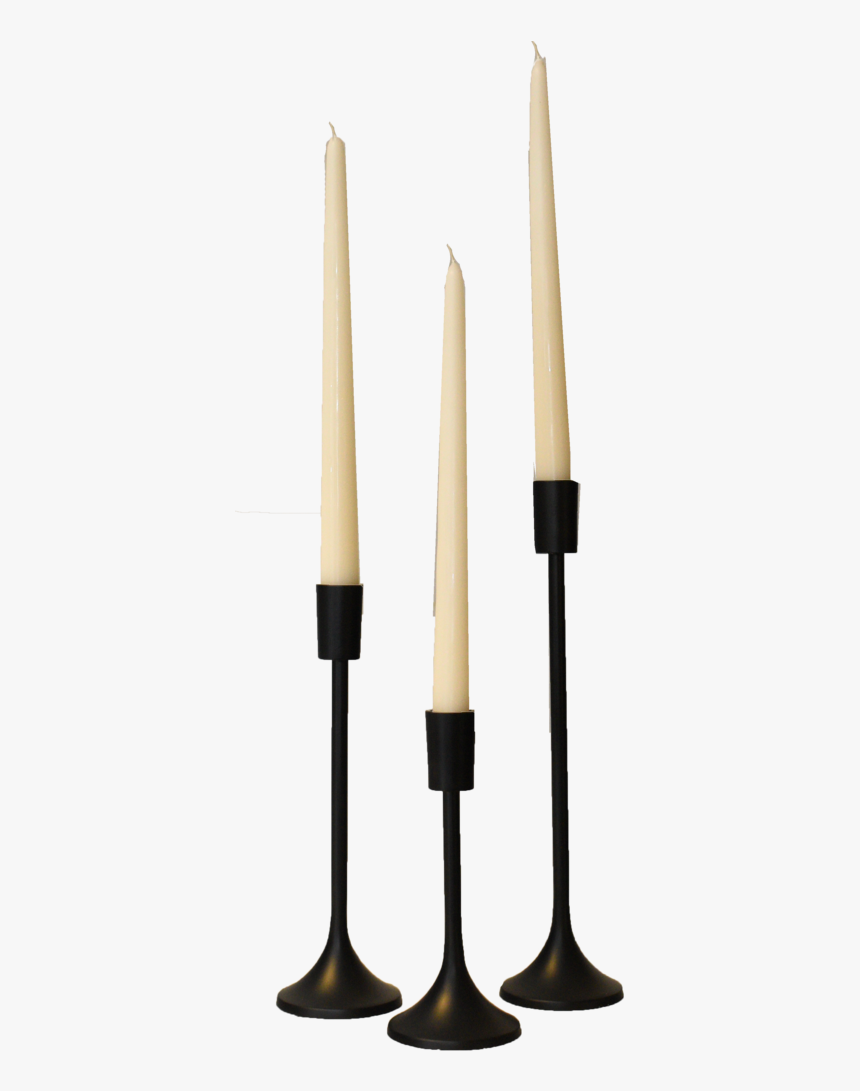 Modern Black Taper Candlesticks, Black Candlesticks, Cable, HD Png