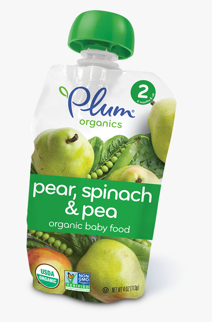 Pea Png , Png Download - Baby Pouch Food Plum, Transparent Png