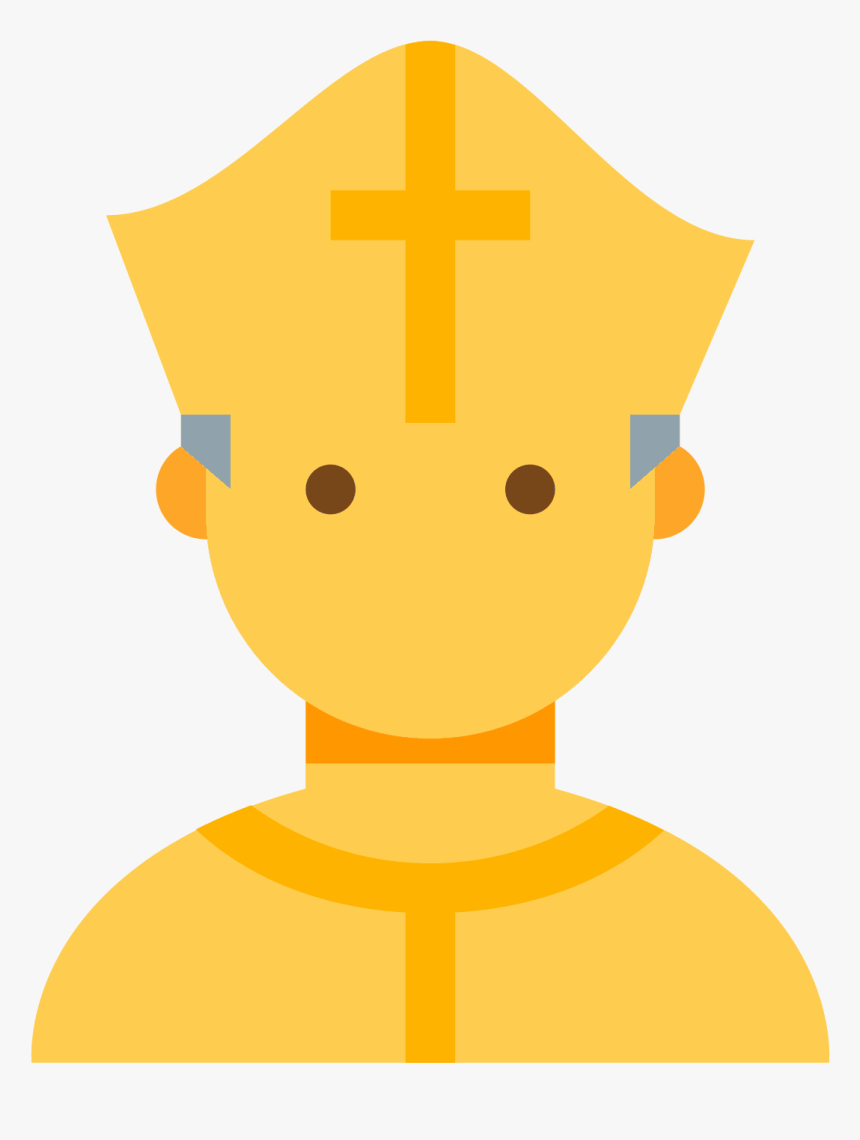 Pope Clipart Vector - Cartoon, HD Png Download