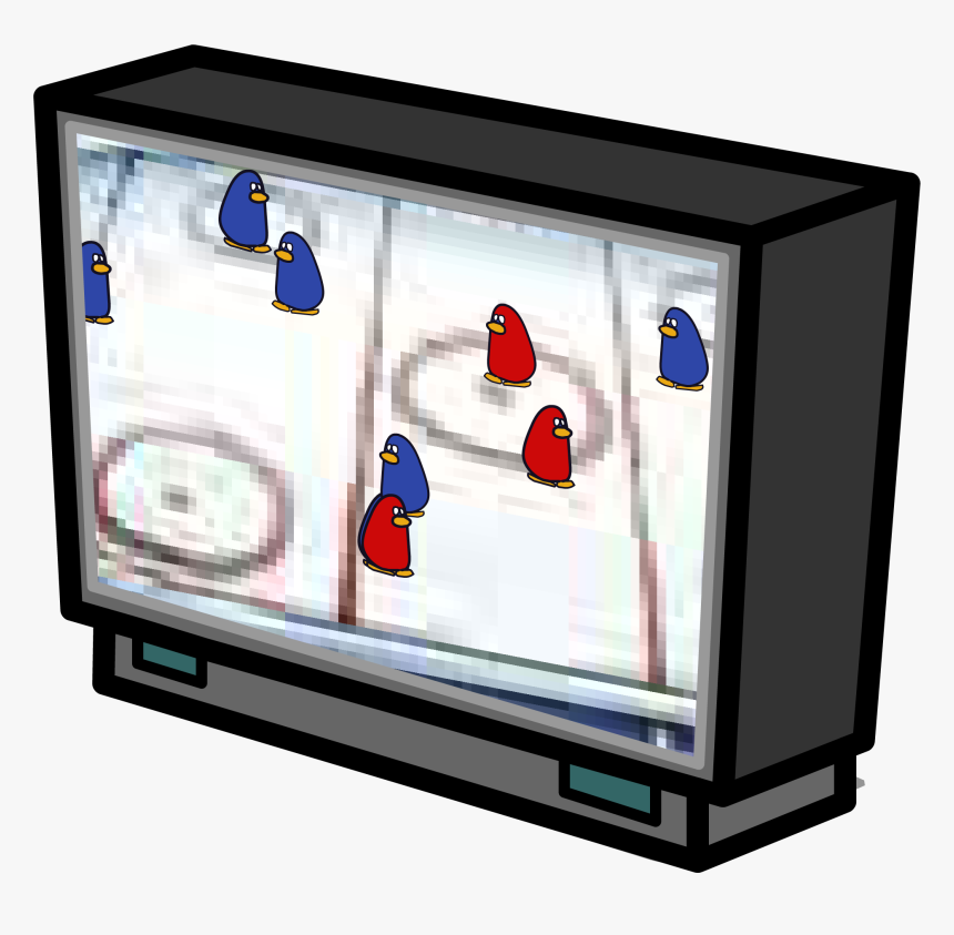 Club Penguin Rewritten Wiki - Television, HD Png Download