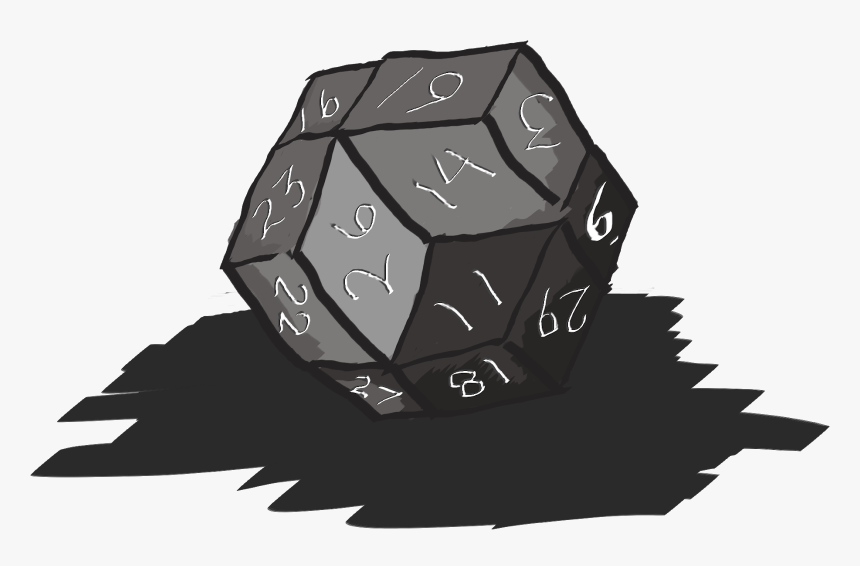 30 Sided Dice Net, HD Png Download