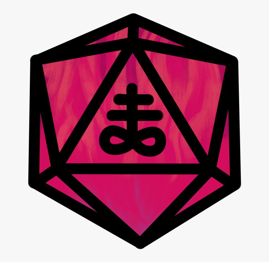 I’ve Made A Satanic D20 And A Rainbow Satanic D20 For - Triangle, HD Png Download