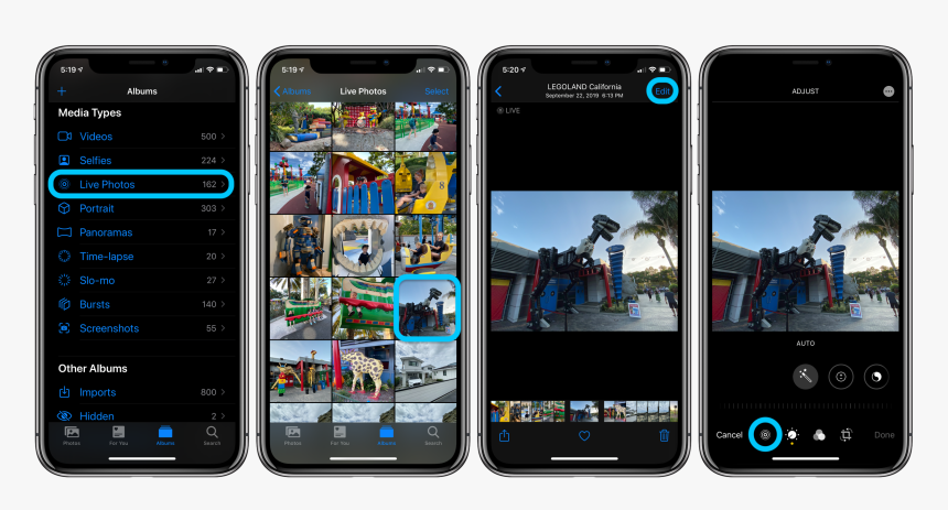 How To Turn Of Live Photos For Existing Pictures - Controls For Airpod Pros, HD Png Download