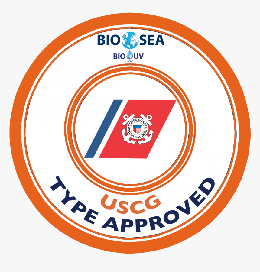 The United States Coast Guard Logo Bio Sea Uscg Type - Circle, HD Png Download