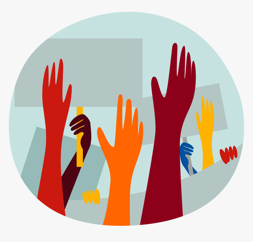 Hands In The Air - Illustration, HD Png Download