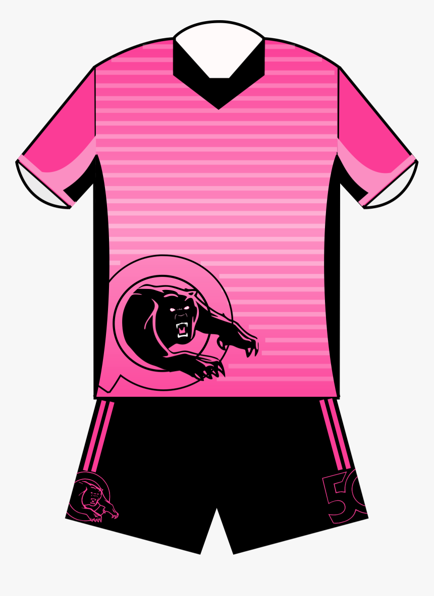 Pink Panthers Jersey, HD Png Download