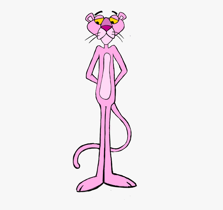 #pink #panther #pinkpanther #pinkpanter #pantera - Illustration, HD Png Download