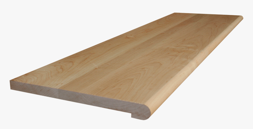 Hard Maple Stair Tread With Side Angle Picture - Red Oak Rift Sawn, HD Png Download