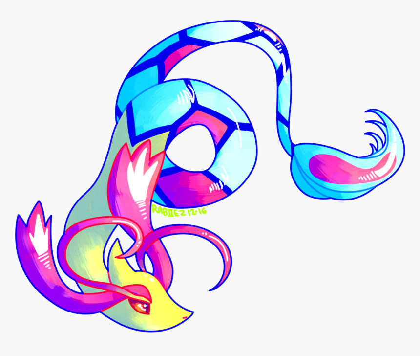 Milotic Threedraw, HD Png Download