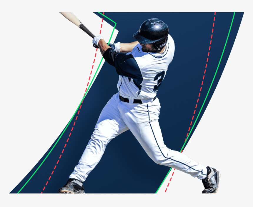 Fantasy Baseball Player Swinging A Bat - Baseball Player, HD Png Download