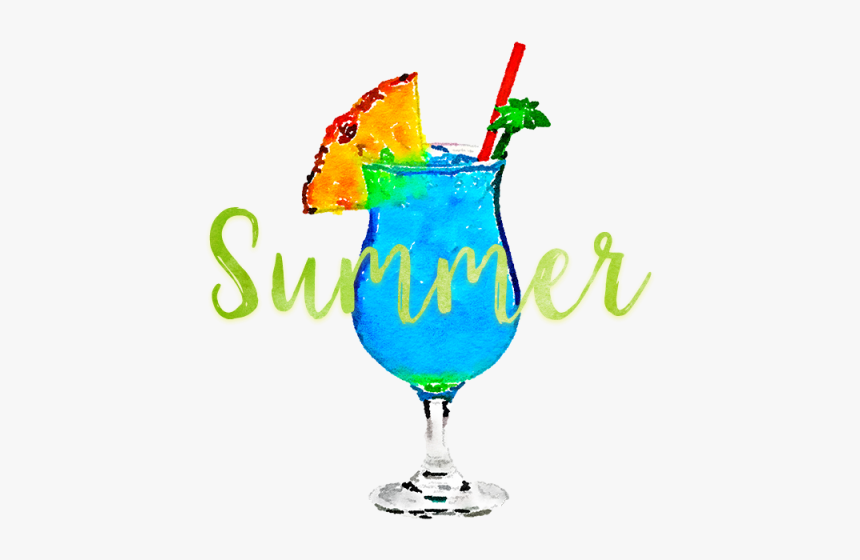 Summer Drinks Png - Blue Lagoon, Transparent Png