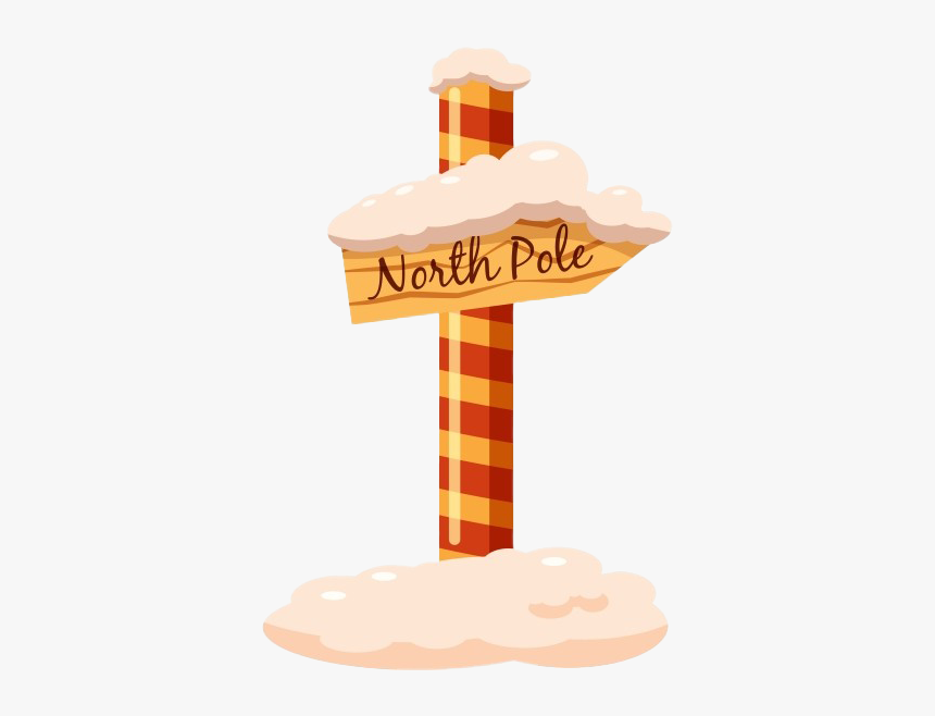 North Pole Sign Png Transparent Image - North Pole Sign Png, Png Download
