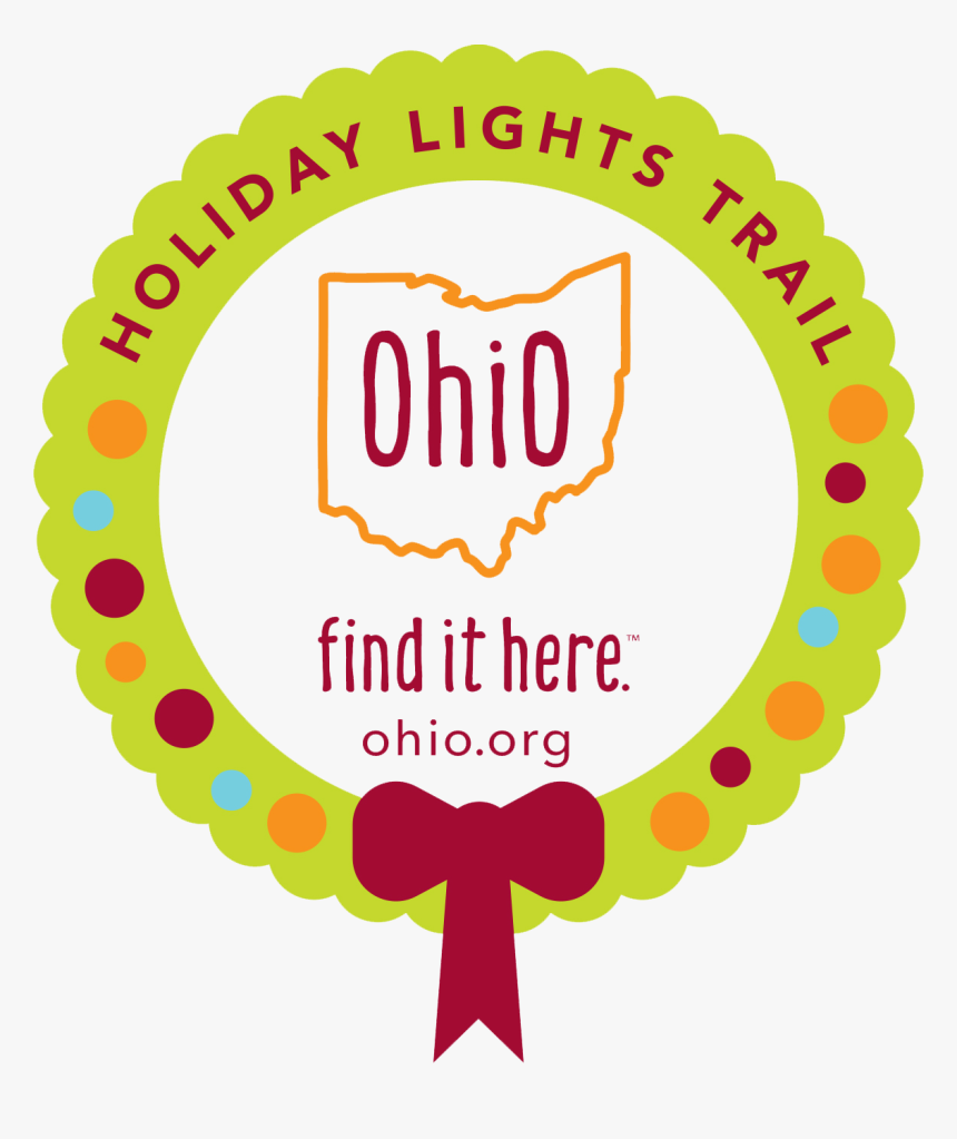 Ohio Holiday Lights Trail Logo - Ohio Find It Here Logo, HD Png Download