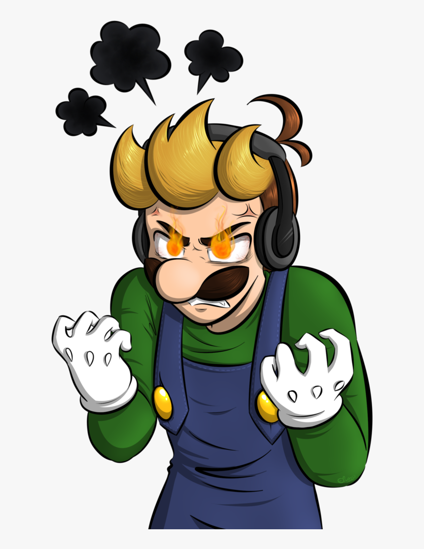 Raging Kid Png - Raging Luigikid, Transparent Png