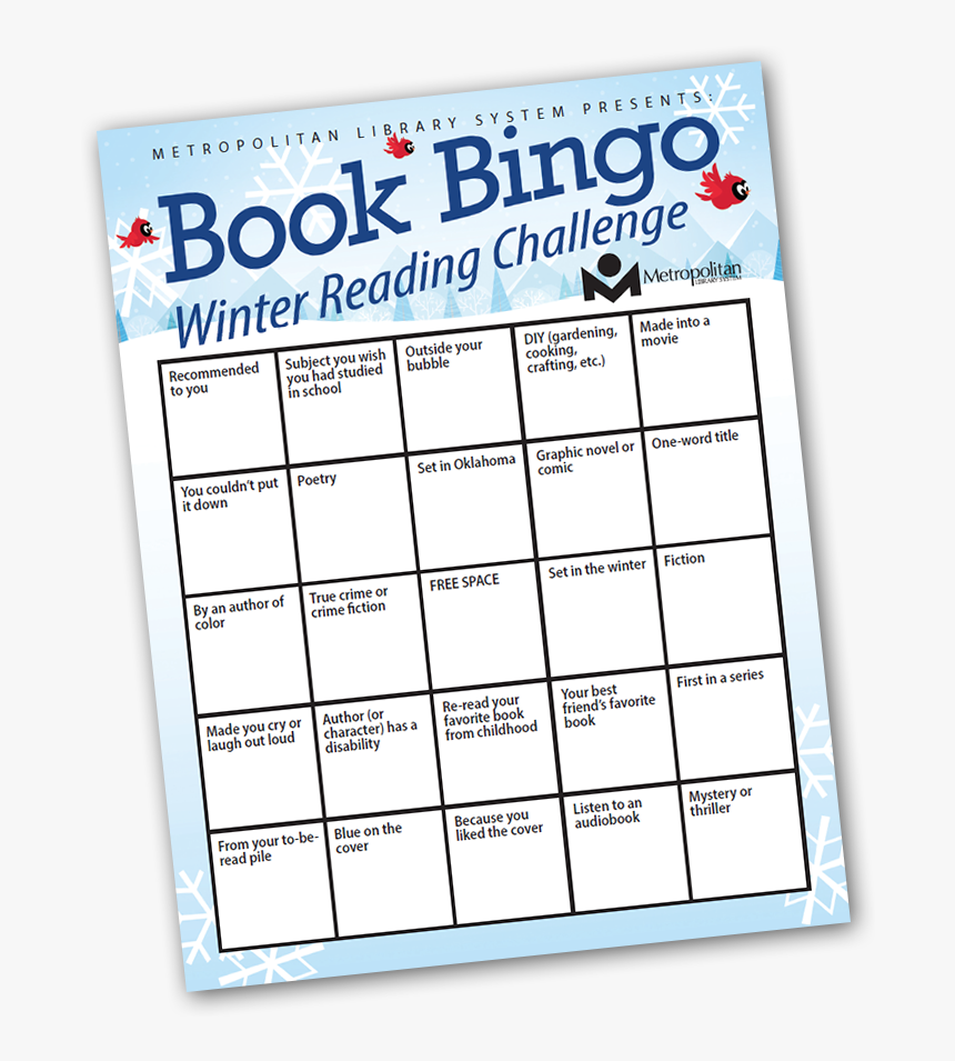2020 Book Reading Challenge Calendar, HD Png Download