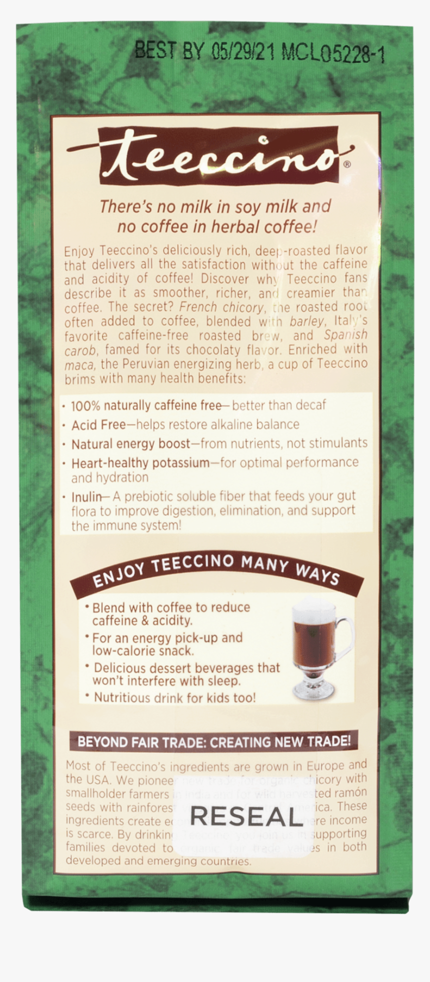 Teeccino, HD Png Download