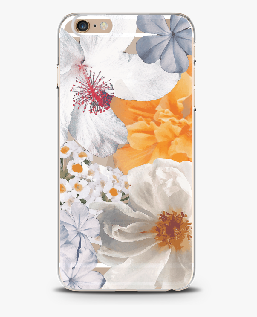 Spring Flowers Clear Case For Iphone 6/6s Plus - Mobile Phone Case, HD Png Download